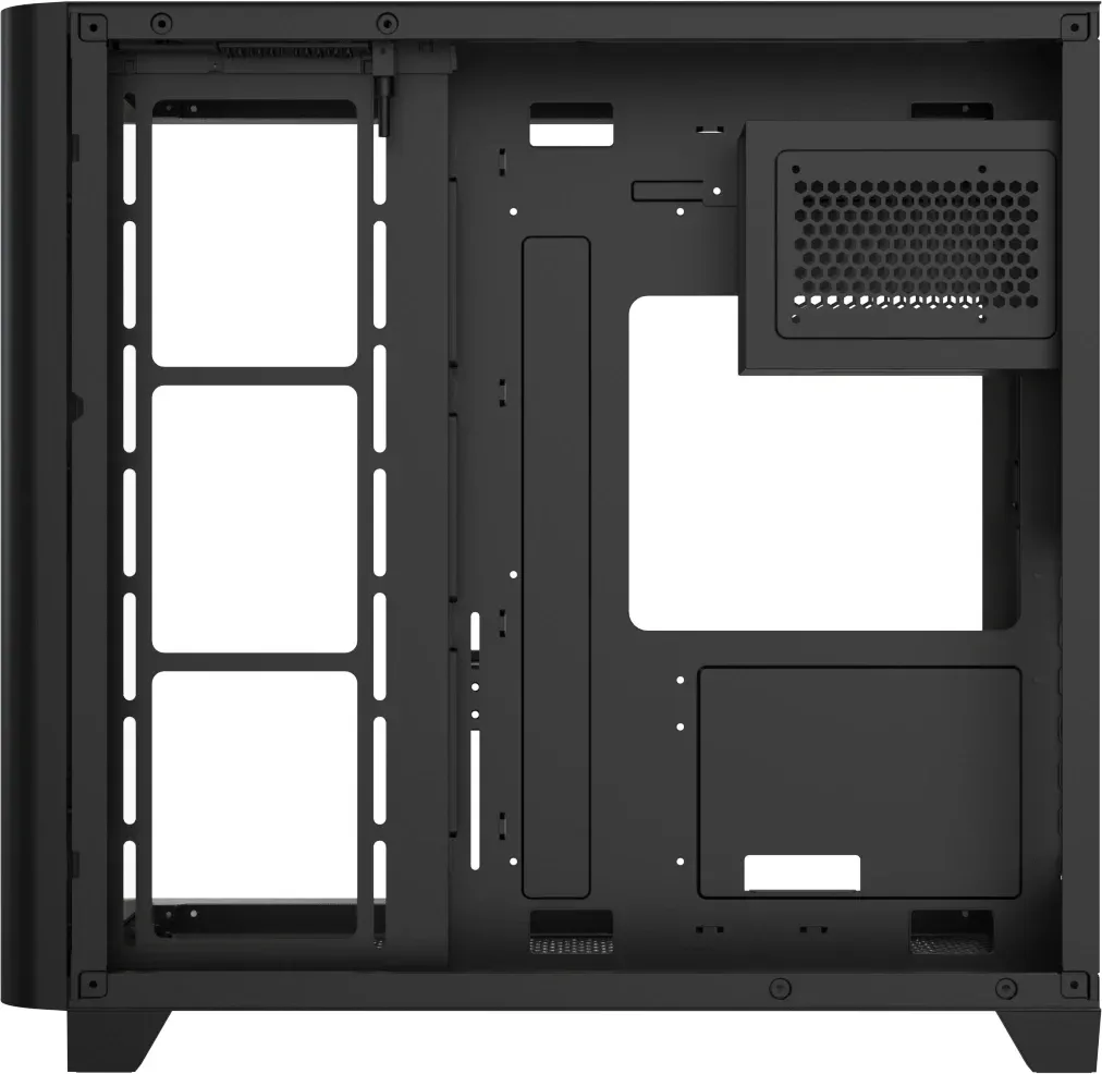 Корпус Formula Crystal U2 черный без БП ATX 10x120mm 1xUSB2.0 1xUSB3.0 audio bott PSU - фото 7