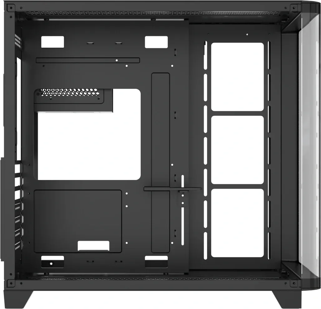 Корпус Formula Crystal U2 черный без БП ATX 10x120mm 1xUSB2.0 1xUSB3.0 audio bott PSU - фото 8