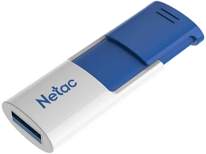 Флеш Диск Netac 32GB U182 NT03U182N-032G-32BL USB3.2 синий/белый, 32 ГБ - фото 3