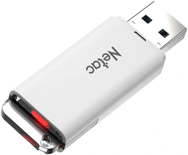 Флеш Диск Netac 16GB U185 NT03U185N-016G-32WH USB3.0 белый, 16 ГБ - фото 5