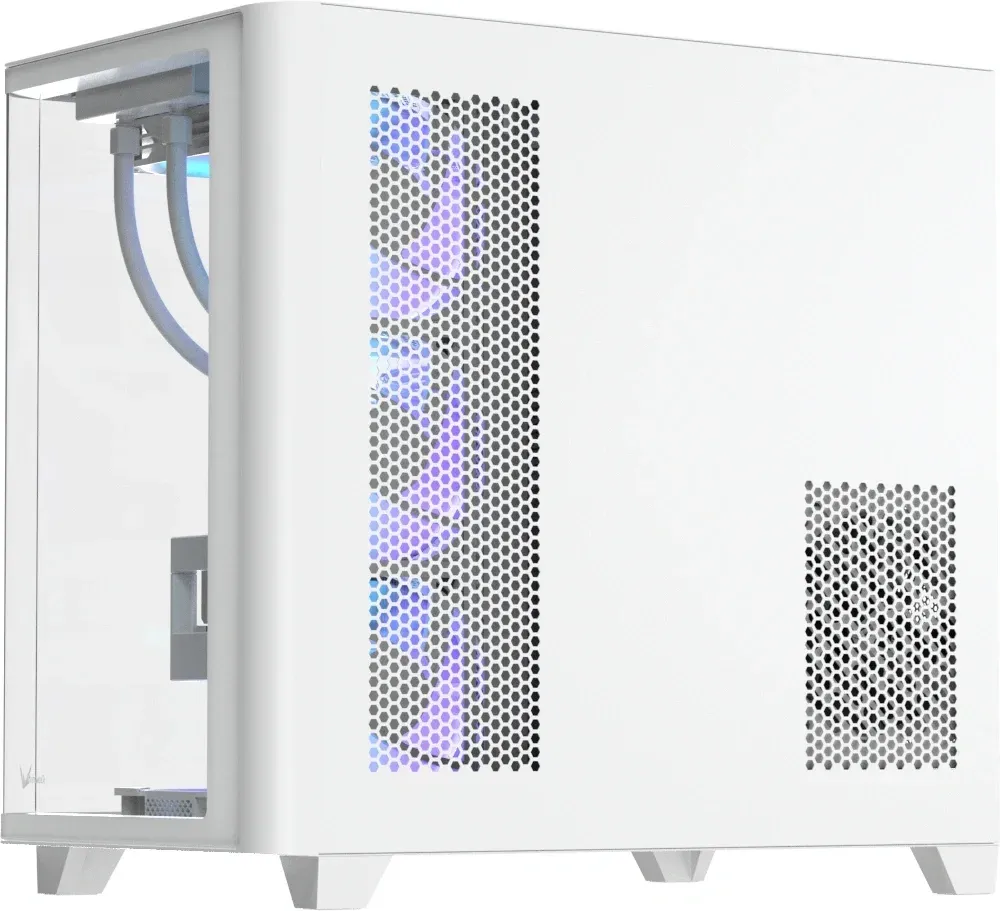 Корпус Formula Crystal U2 белый без БП ATX 10x120mm 1xUSB2.0 1xUSB3.0 audio bott PSU - фото 5