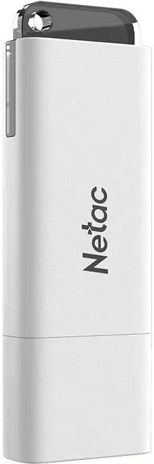 Флеш Диск Netac 64GB U185 NT03U185N-064G-32WH USB3.0 белый, 64 ГБ - фото 2