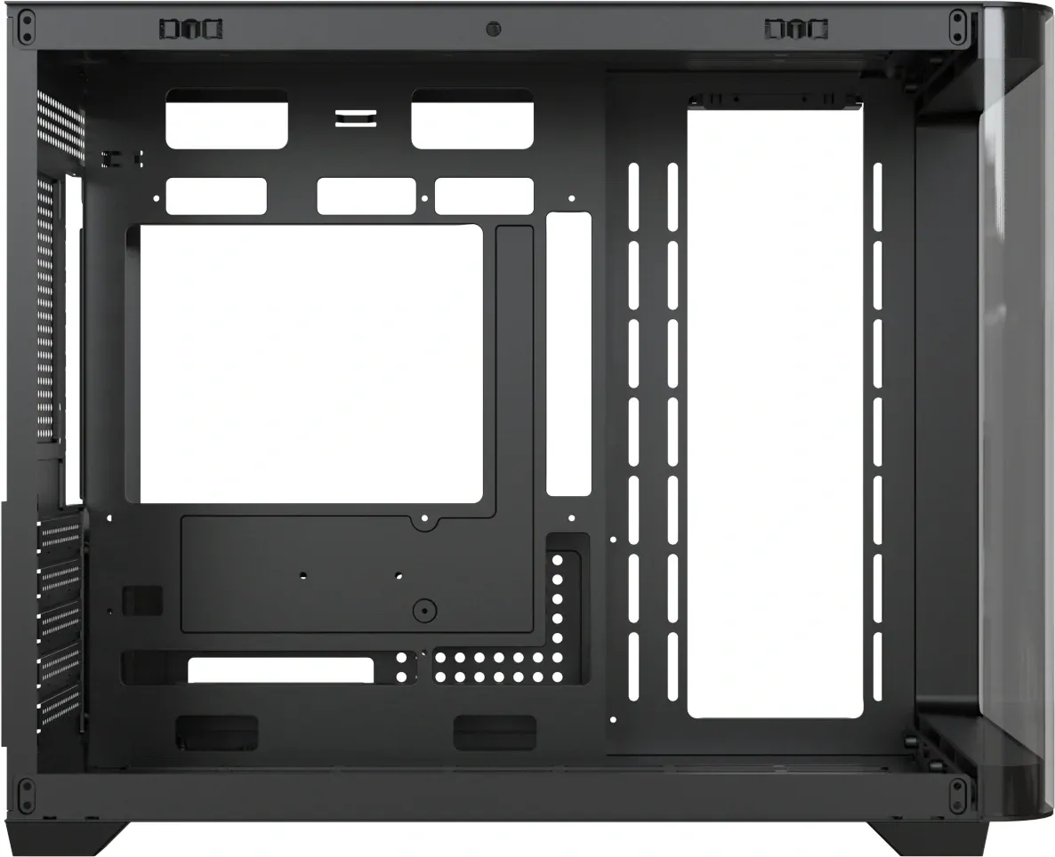 Корпус Formula Crystal U2M Floe черный без БП mATX 9x120mm 1xUSB3.1 audio bott PSU - фото 7
