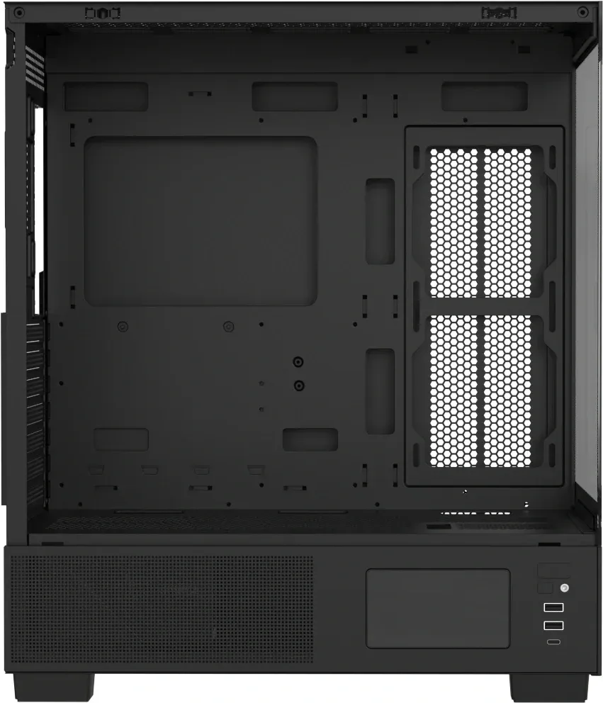 Корпус Formula Crystal E1 черный без БП ATX 9x120mm 2xUSB3.0 audio bott PSU - фото 7