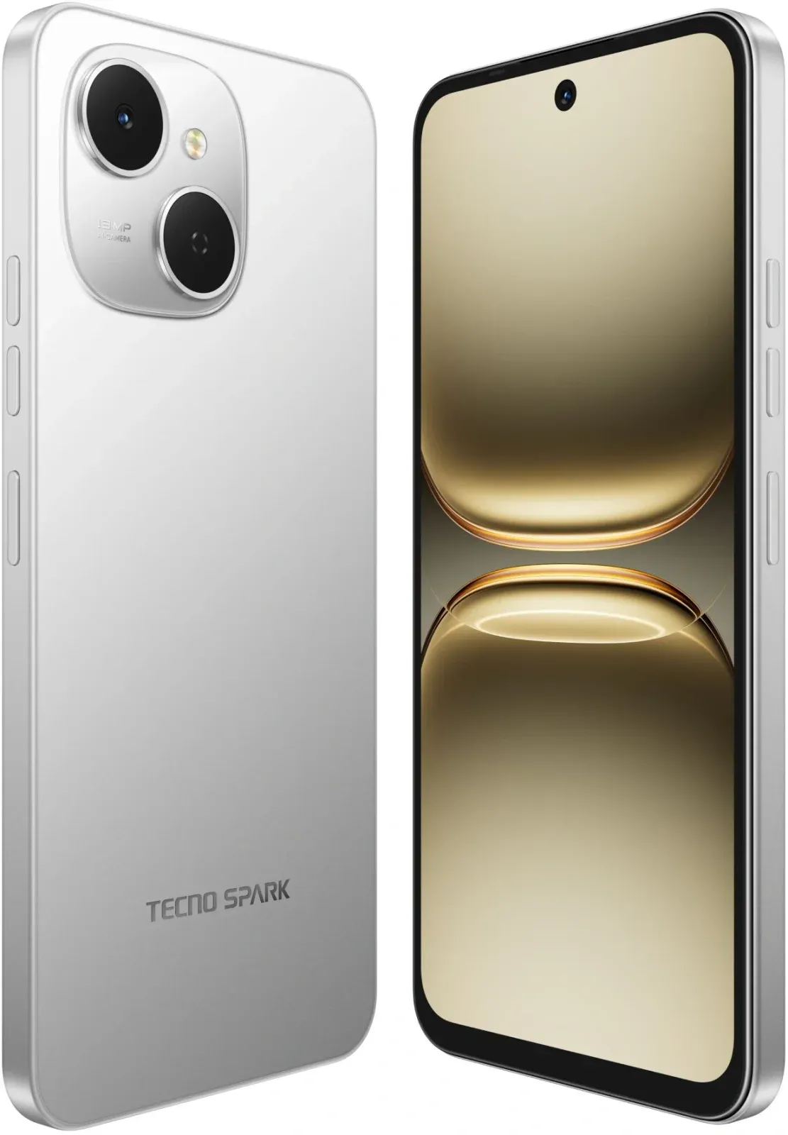 Смартфон Tecno Spark 40C 128Gb 4Gb серый моноблок 3G 4G 2Sim 6.67 720x1600 Android 15 13Mpix 802.11 a/b/g/n/ac/ax GPS GSM900/1800 Protect FM microSD max1024Gb - фото 2