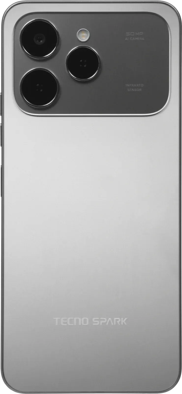 Смартфон Tecno Spark 40 256Gb 8Gb серый моноблок 3G 4G 2Sim 6.67 720x1600 Android 15 50Mpix 802.11 a/b/g/n/ac/ax NFC GPS GSM900/1800 GSM1900 Protect FM microSD max1024Gb - фото 6