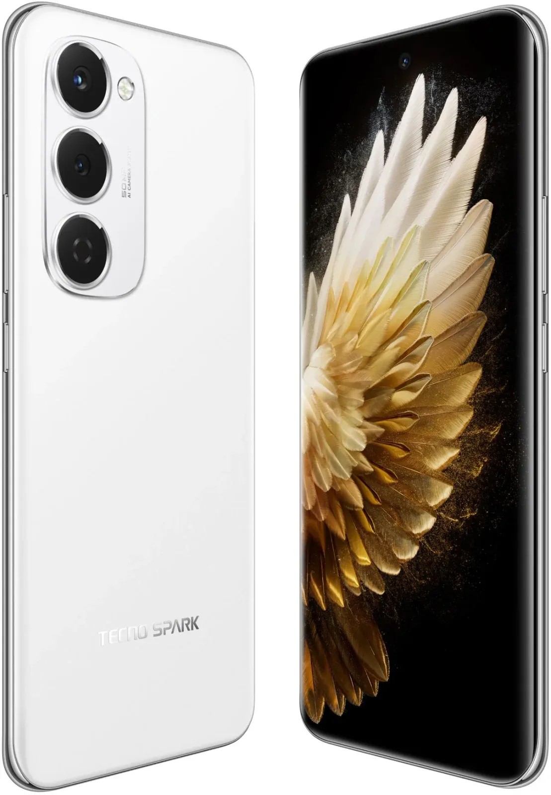 Смартфон Tecno Spark 40 Pro+ 256Gb 8Gb белый моноблок 3G 4G 2Sim 6.78 1224x2720 Android 15 50Mpix 802.11 a/b/g/n/ac/ax NFC GPS GSM900/1800 Protect FM - фото 2