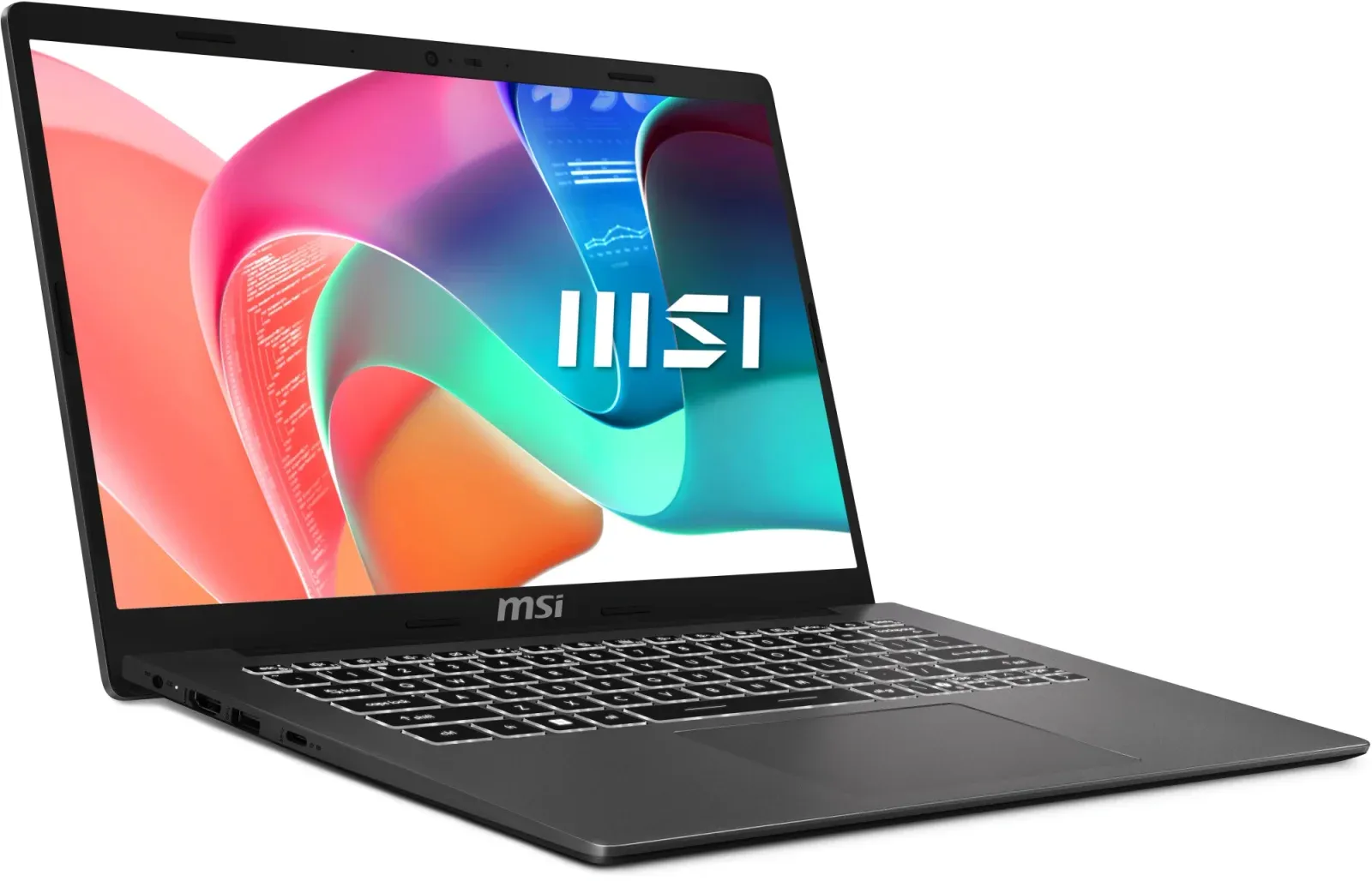Ноутбук MSI Modern 14 F1MG-656RU Core 7 150U 16Gb SSD512Gb Intel Graphics 14 IPS FHD 1920x1080 Windows 11 Pro grey WiFi BT Cam 9S7-14S111-656 - фото 3