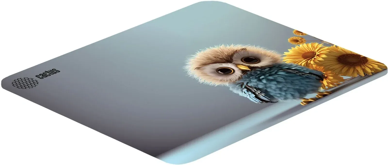 Аксессуары CACTUS Owl gray рисунок - фото 2