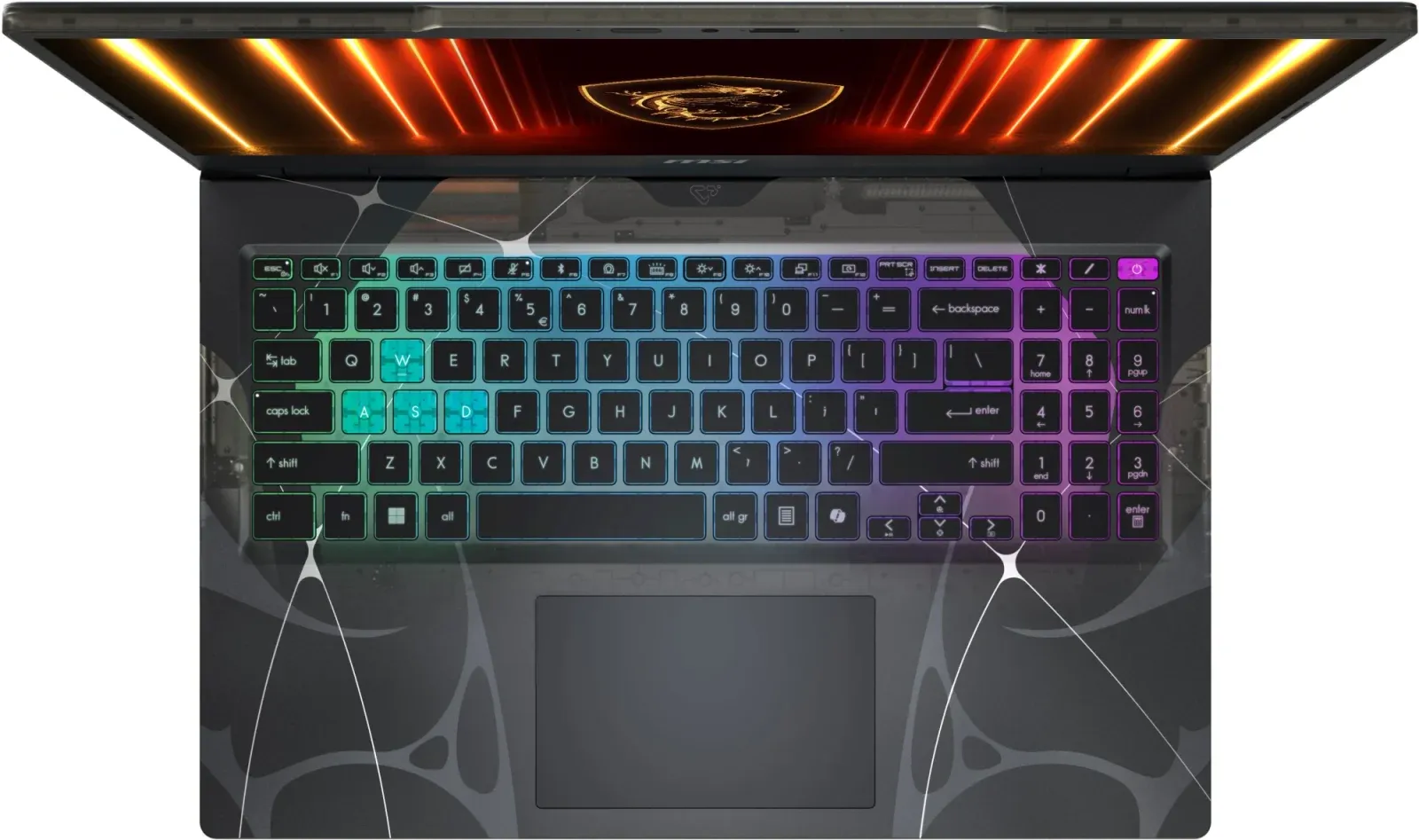 Ноутбук MSI Cyborg 15 B2RWEKG-235XRU Core 7 240H 16Gb SSD1Tb NVIDIA GeForce RTX5050 8Gb 15.6 IPS FHD 1920x1080 FreeDOS black WiFi BT Cam 9S7-15Q342-235 - фото 8