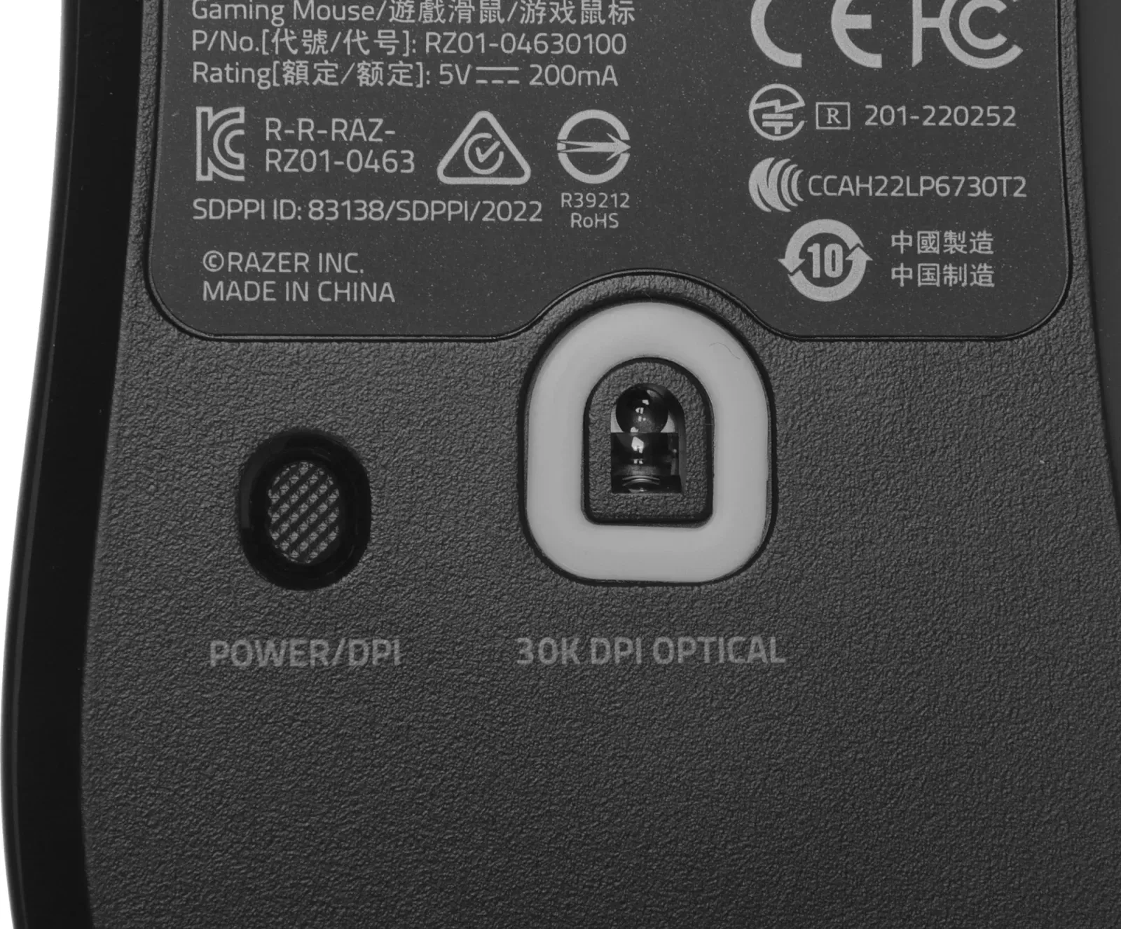 Мышь Razer DeathAdder V3 Pro черный оптическая 30000dpi беспров. USB-C 5but RZ01-04630100-R3A1 - фото 5