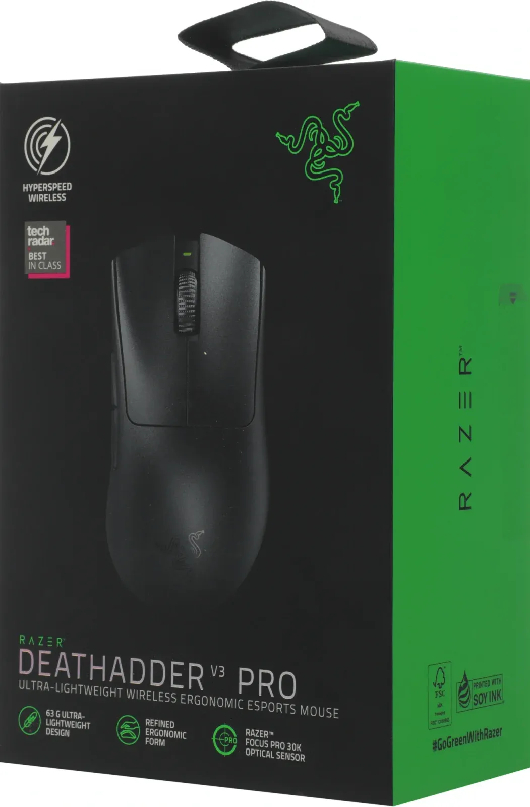 Мышь Razer DeathAdder V3 Pro черный оптическая 30000dpi беспров. USB-C 5but RZ01-04630100-R3A1 - фото 7