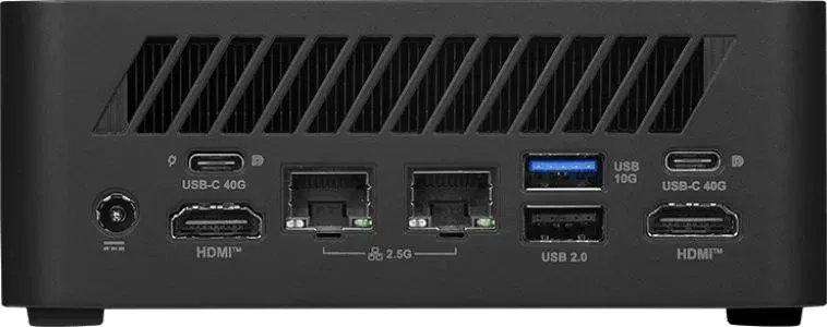 Неттоп MSI Cubi Z AI 8M-008XRU Ryzen 5 8645HS 4.3 16Gb SSD512Gb 760M CR без ОС WiFi BT 120W 9S6-B03231-019 - фото 4