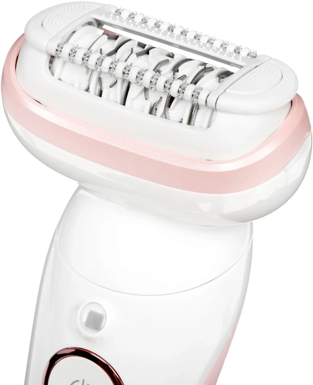 Эпилятор Braun SES9-030 скор.:2 насад.:3 от электр.сети от аккум. белый/розовый - фото 6