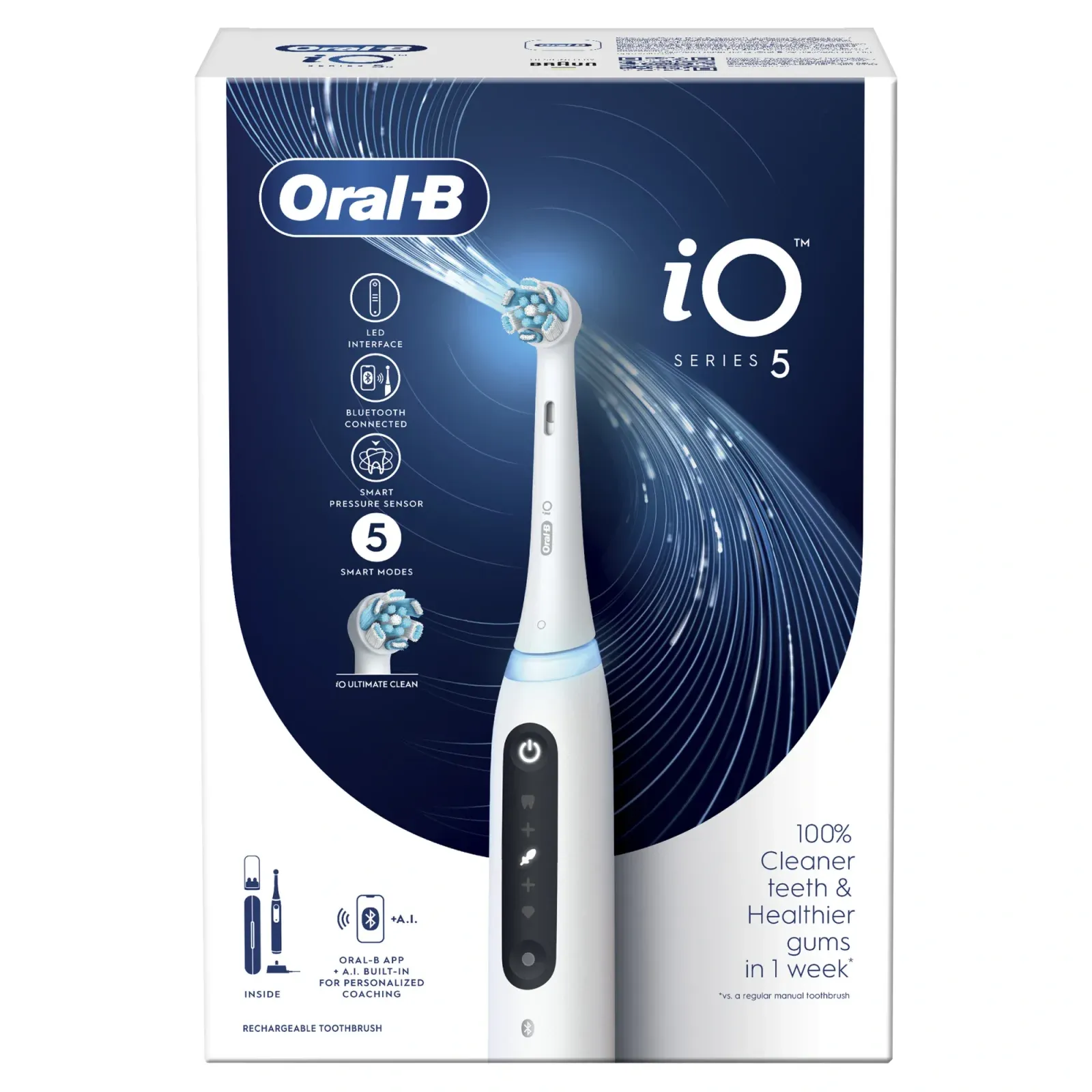 Зубные щетки ORAL-B iOG5.1A6.1WT белый - фото 3
