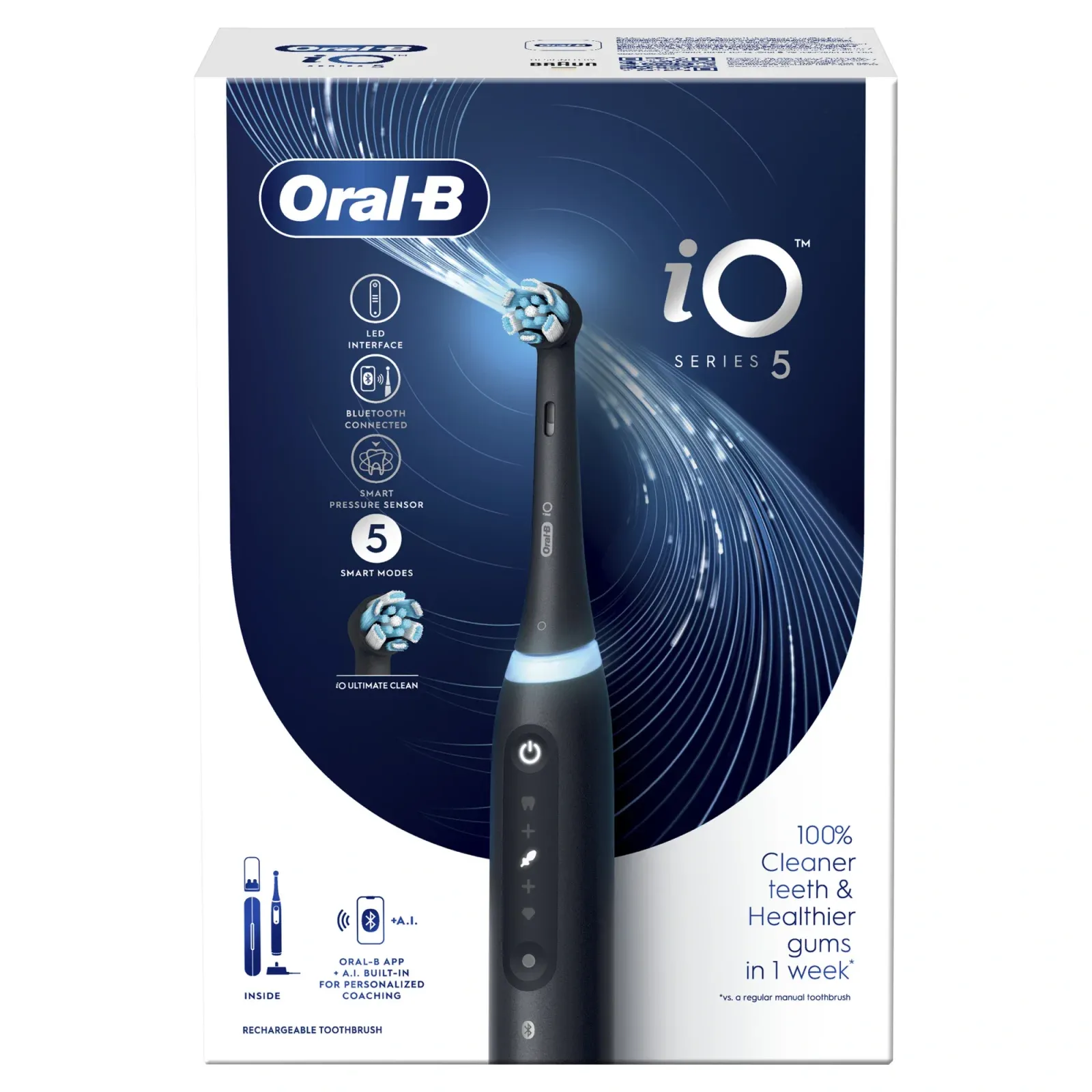 Зубная щетка электрическая Oral-B iO Series 5 iOG5.1B6.2DK черный - фото 4