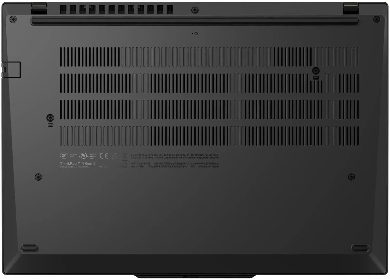 Ноутбук Lenovo ThinkPad T14 G6 Core Ultra 7 255U 16Gb SSD512Gb Intel Graphics 14 IPS WUXGA 1920x1200 Windows 11 Pro 64 black WiFi BT Cam 21QDS2D900 - фото 7