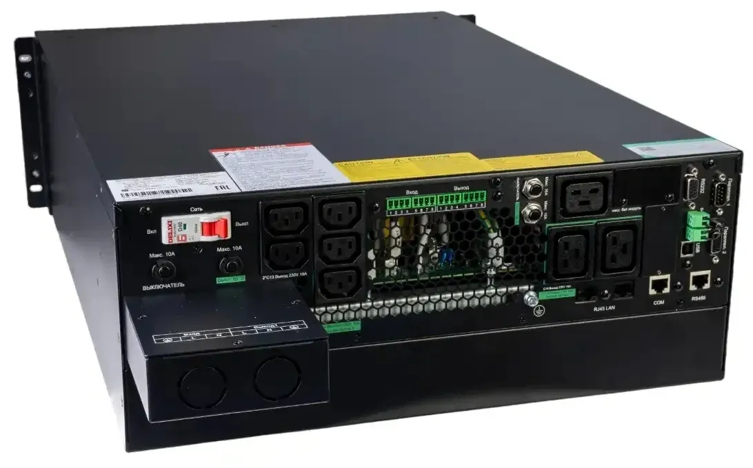Источник бесперебойного питания Systeme Electriс SRT SRTSE10KRTXLIG2 10000Вт 10000ВА черный - фото 6