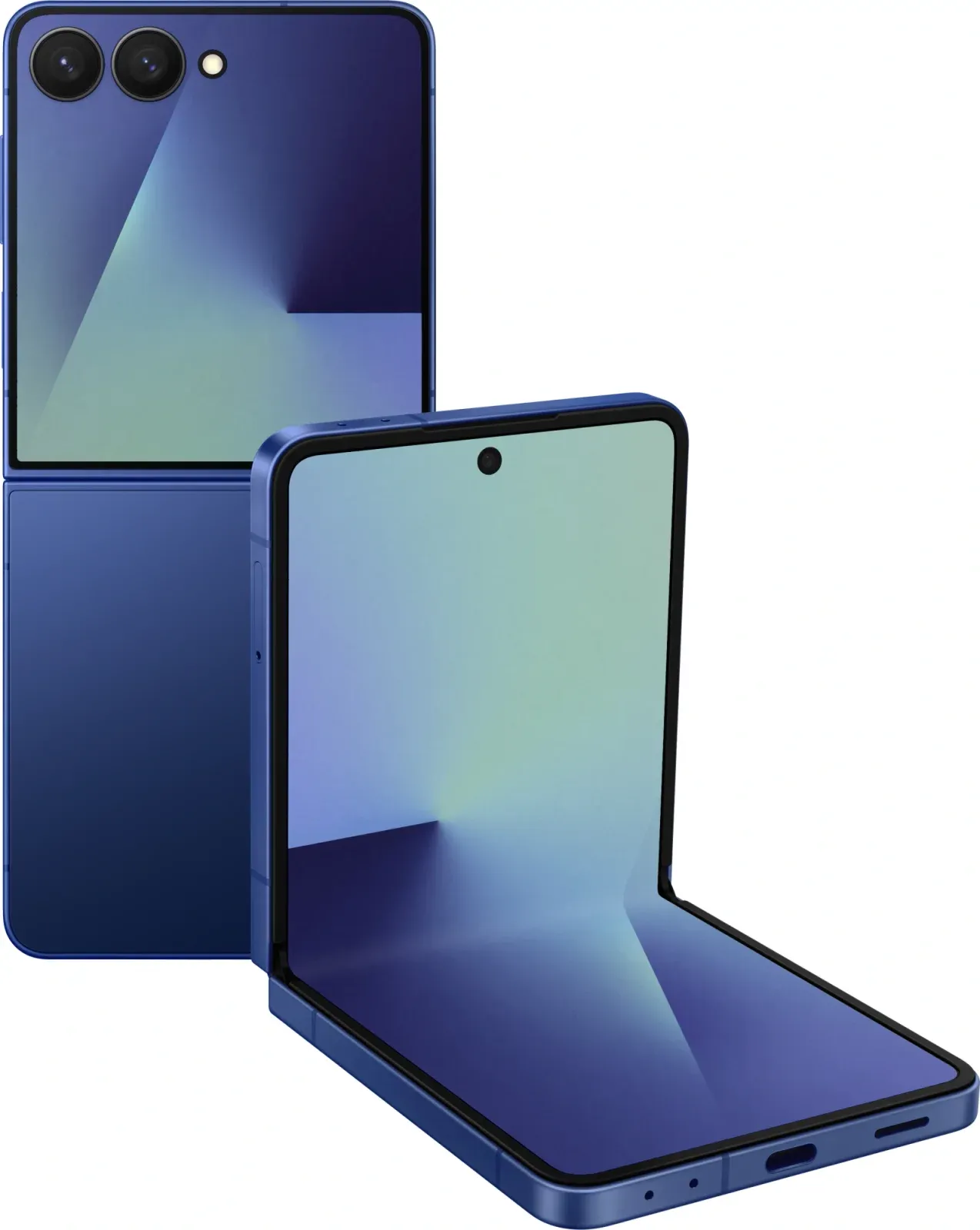 Смартфон Samsung SM-F766B Galaxy Z Flip7 512Gb 12Gb синий раскладной 3G 4G 1Sim 6.9 1080x2520 Android 16 50Mpix 802.11 a/b/g/n/ac/ax/be NFC GPS GSM900/1800 GSM1900 Protect