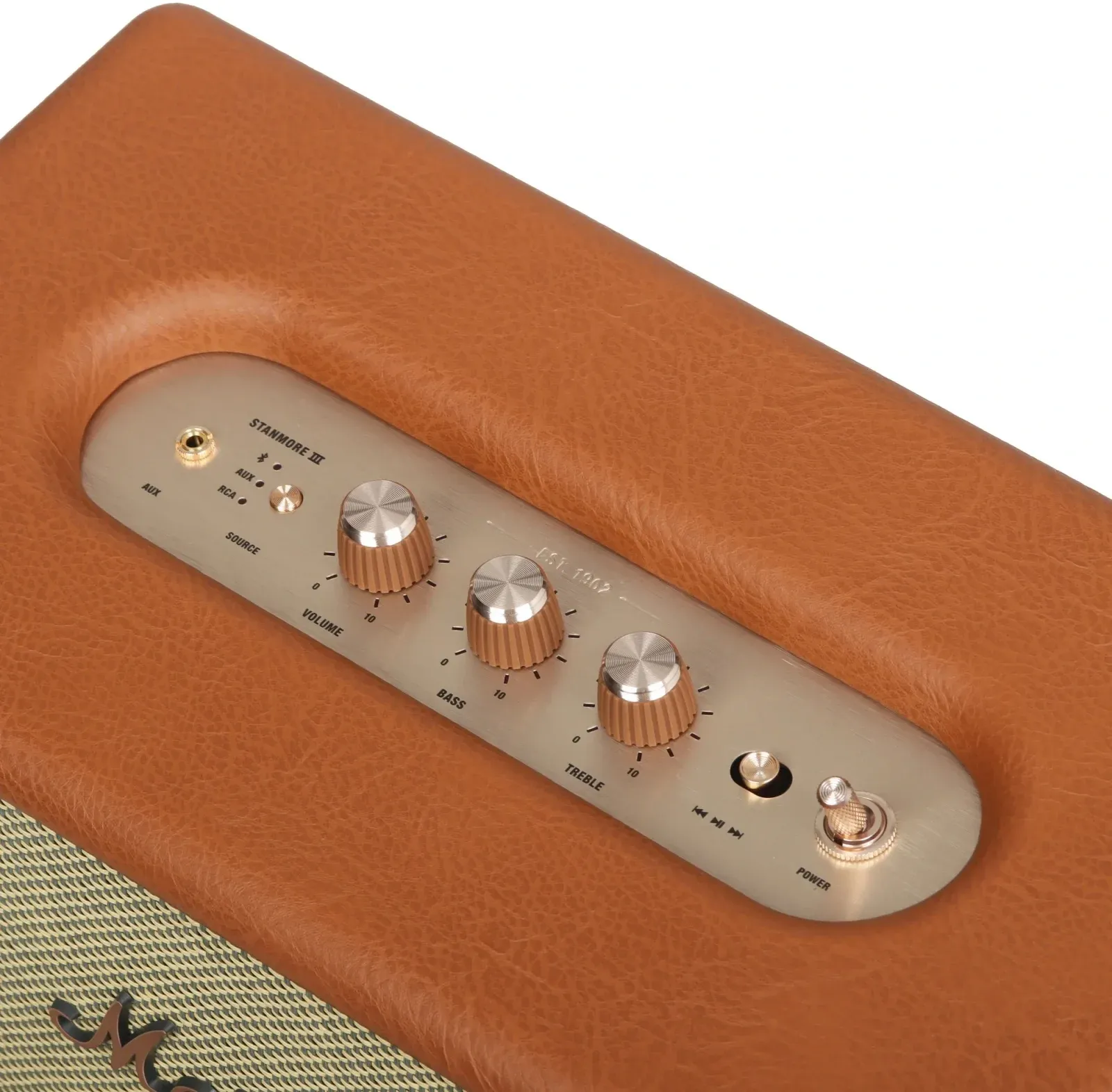 Колонка порт. Marshall Stanmore III коричневый 80W 2.1 BT/3.5Jack 10м - фото 4