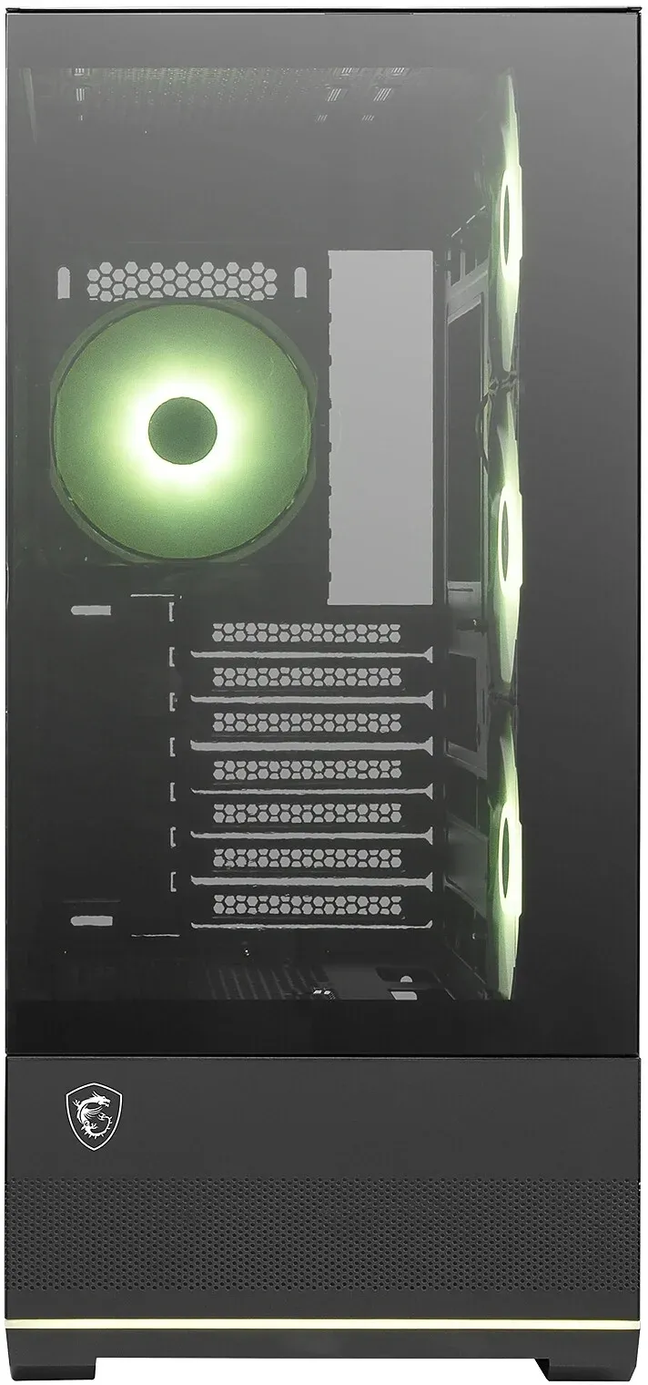 Корпус MSI MAG Pano 110R PZ черный без БП ATX 6x120mm 4x140mm 2xUSB3.0 audio AirDuct bott PSU - фото 2