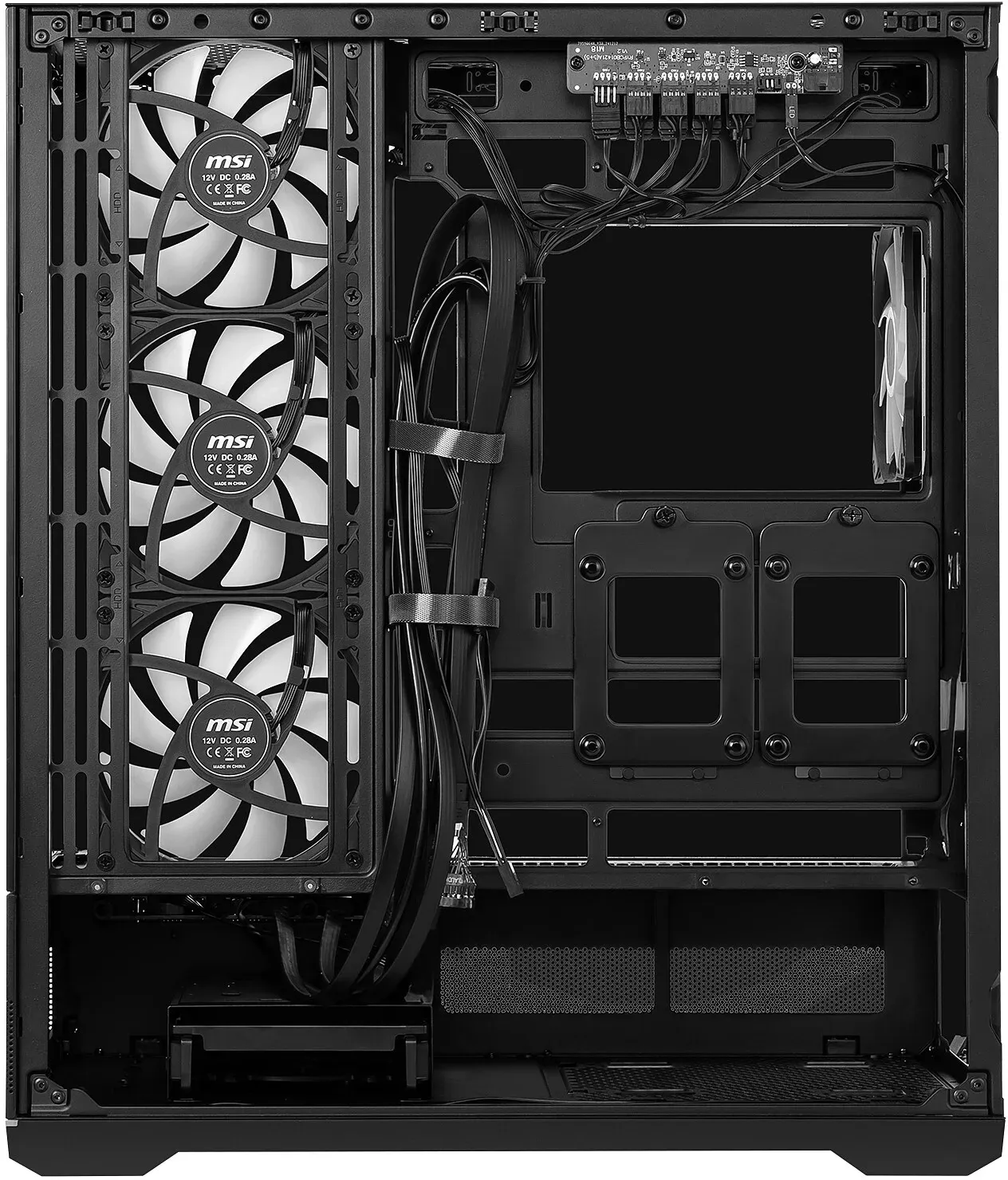 Корпус MSI MAG Pano 110R PZ черный без БП ATX 6x120mm 4x140mm 2xUSB3.0 audio AirDuct bott PSU - фото 3