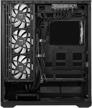 Корпус MSI MAG Pano 110R PZ черный без БП ATX 6x120mm 4x140mm 2xUSB3.0 audio AirDuct bott PSU - фото 8