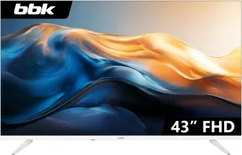Телевизор LED BBK 43 43LEM-1041/FTS2C W Frameless белый FULL HD 60Hz DVB-T DVB-T2 DVB-C DVB-S DVB-S2 USB RUS - фото 6