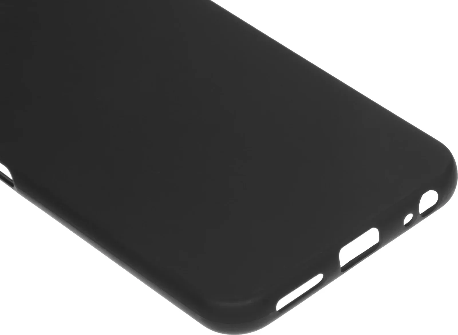 Чехол клип-кейс BoraSCO для Tecno Spark Go 2 Silicone Case черный 75391 - фото 3