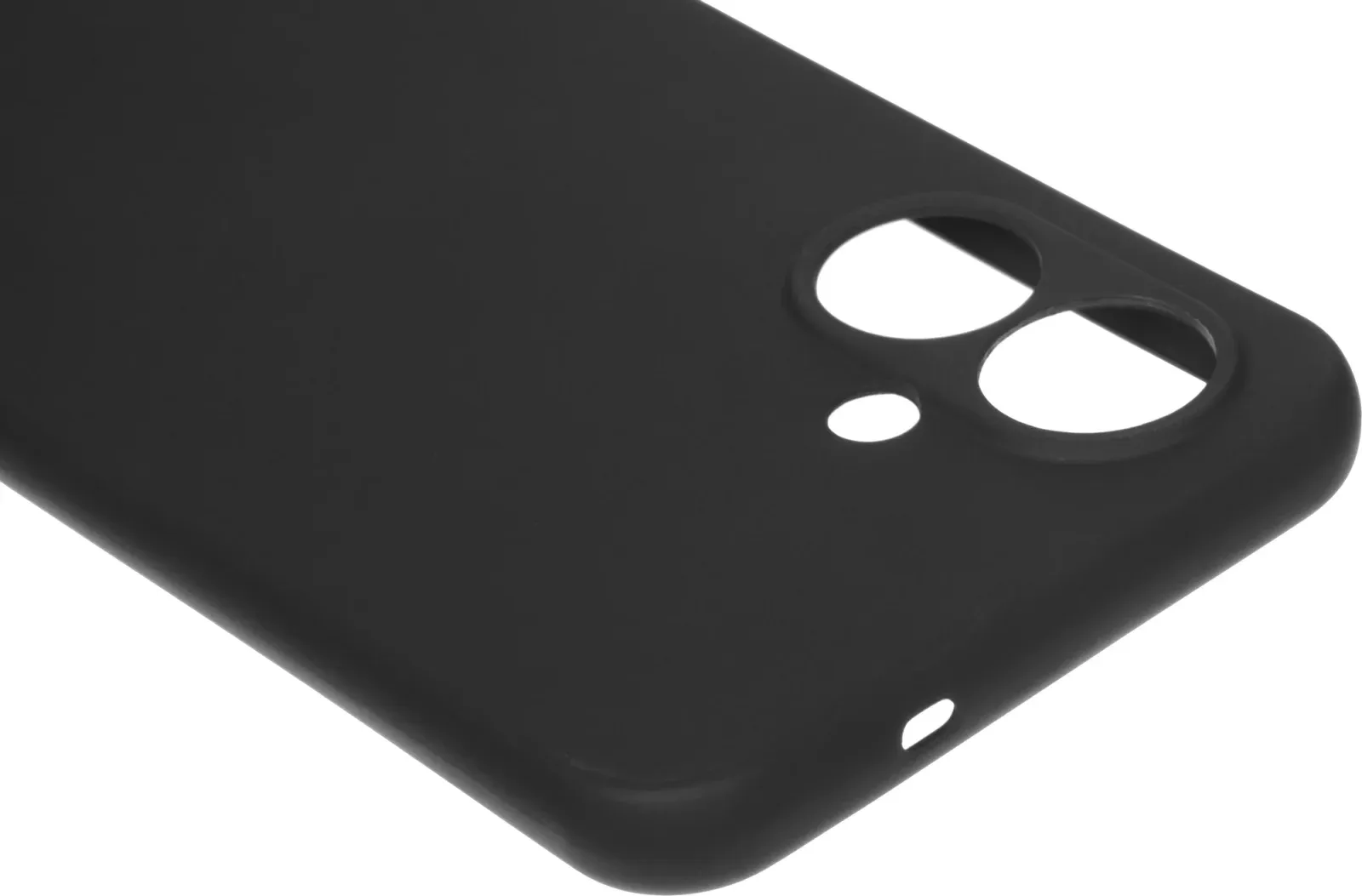 Чехол клип-кейс BoraSCO для Tecno Spark Go 2 Silicone Case черный 75391 - фото 5
