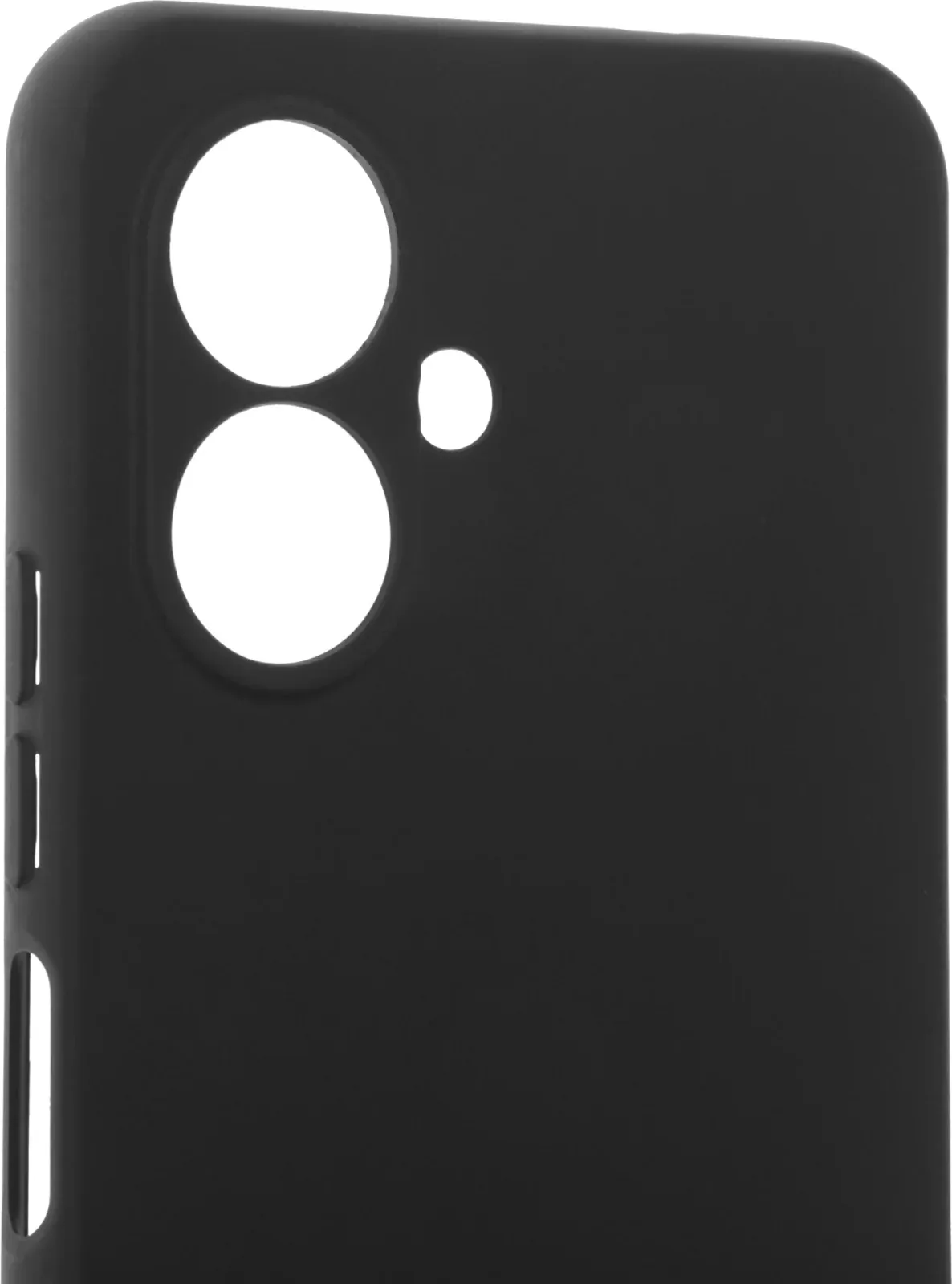 Чехол клип-кейс BoraSCO для Tecno Spark Go 2 Silicone Case черный 75391 - фото 6