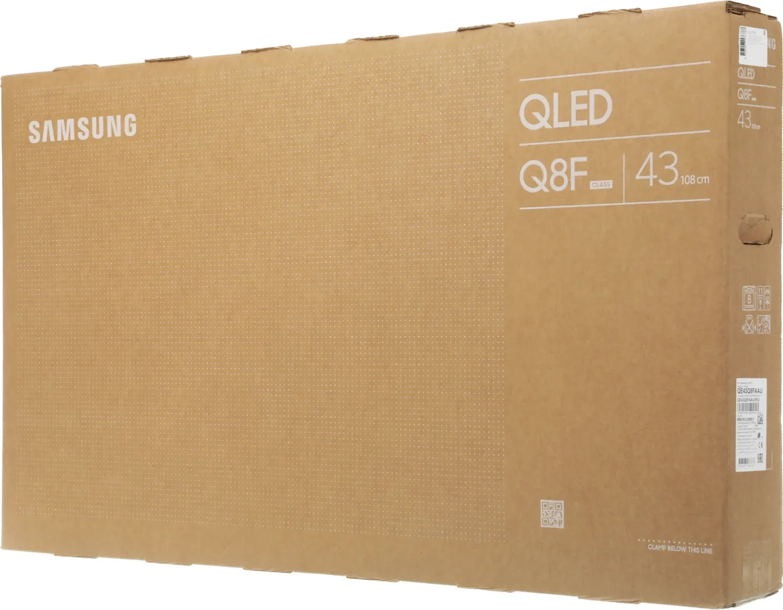 Телевизор QLED Samsung 43 QE43Q8FAAUXRU Series 9 темно-серый/черный 4K Ultra HD 60Hz DVB-T2 DVB-C DVB-S2 USB WiFi Smart TV - фото 8