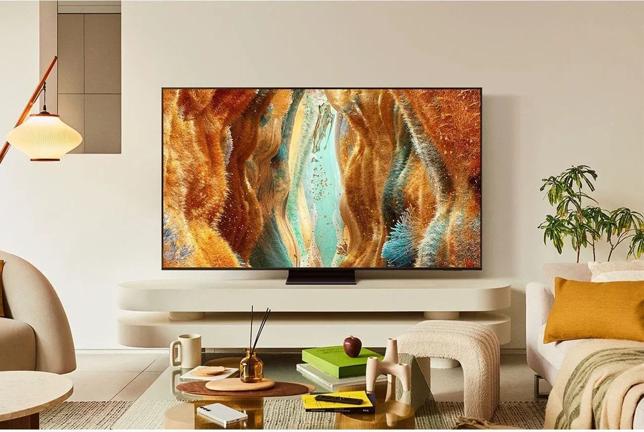 Телевизор QLED Samsung 85 QE85QN70FAUXRU Series 7 черный 4K Ultra HD 120Hz DVB-T2 DVB-C DVB-S2 USB WiFi Smart TV - фото 7