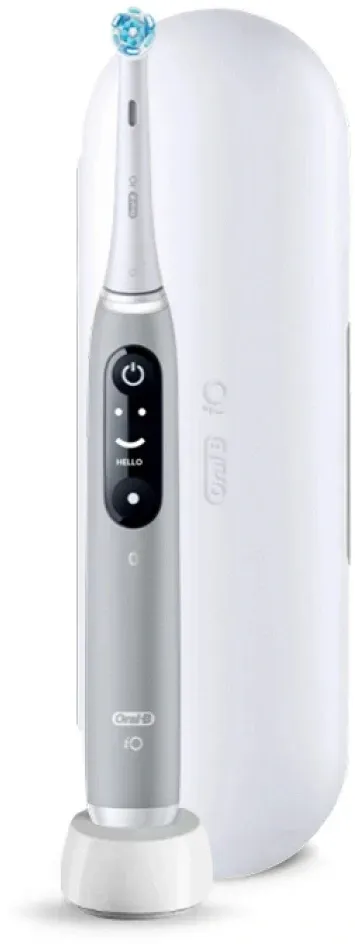 Зубная щетка электрическая Oral-B iO Series 6 Grey Opal серый - фото 3