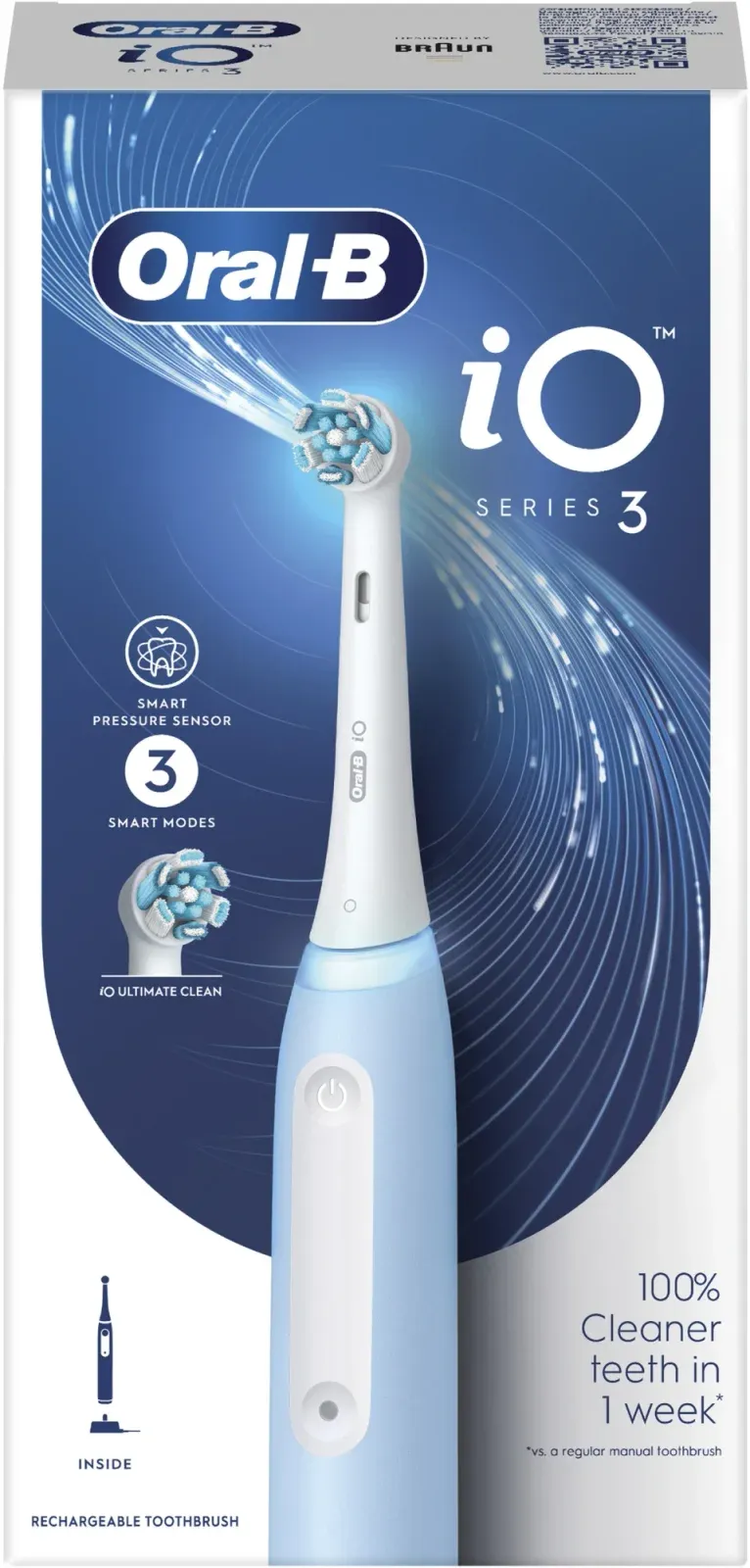 Зубные щетки ORAL-B iO_S3_Ice Blue голубой - фото 2