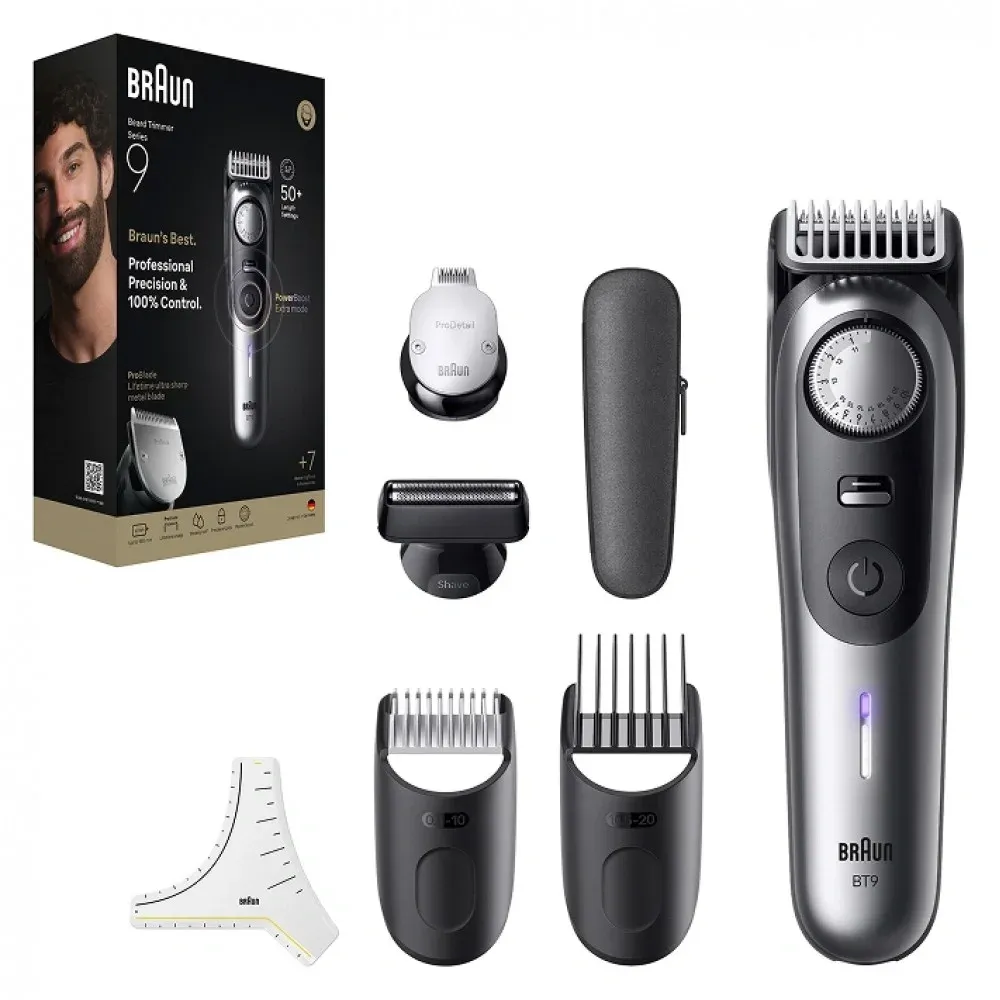Триммеры BRAUN BT9520 серебристый - фото 3
