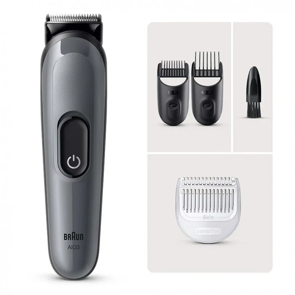 Триммеры BRAUN AIO3500 серый - фото 2