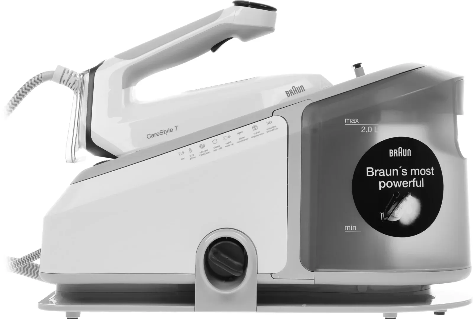 Парогенератор Braun CareStyle 7 IS7262GY 2700Вт серый - фото 2