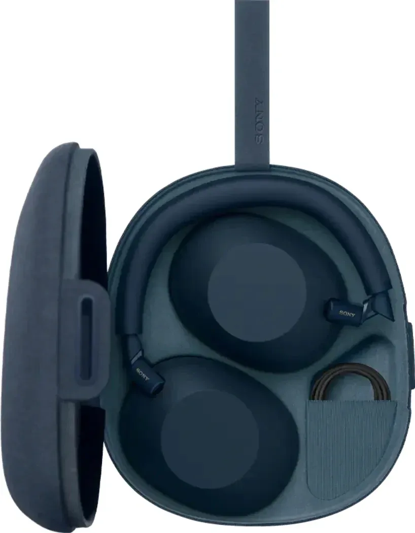 Гарнитура мониторные Sony WH-1000XM6 1.2м синий беспроводные bluetooth оголовье WH1000XM6/LME - фото 7