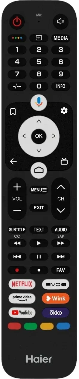 Телевизор LED Haier 32 LED H1 Frameless черный HD 60Hz MEMC DVB-T DVB-T2 DVB-C DVB-S DVB-S2 USB WiFi Smart TV RUS - фото 4