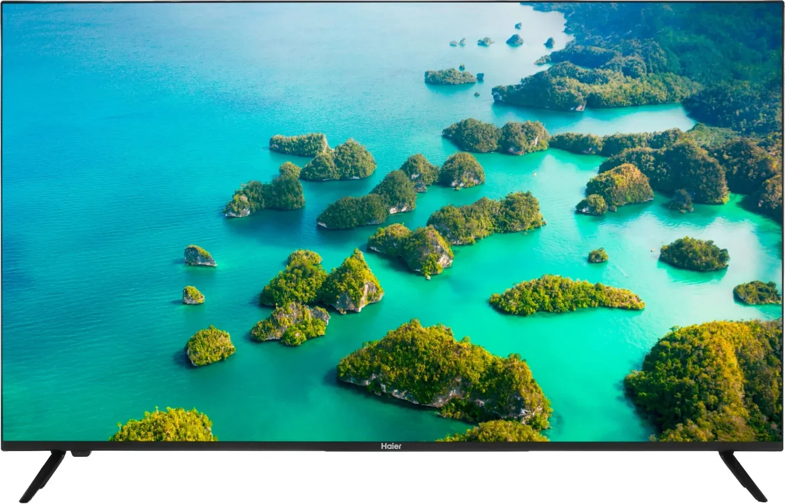 Телевизор LED Haier 43 LED S2 Frameless черный 4K Ultra HD 60Hz MEMC DVB-T DVB-T2 DVB-C DVB-S DVB-S2 USB WiFi Smart TV RUS - фото 4