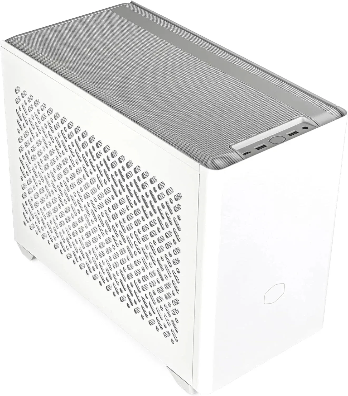 Корпус Cooler Master MasterBox NR200P V2 белый без БП miniITX 3x120mm 2x140mm 2xUSB3.0 audio bott PSU - фото 2