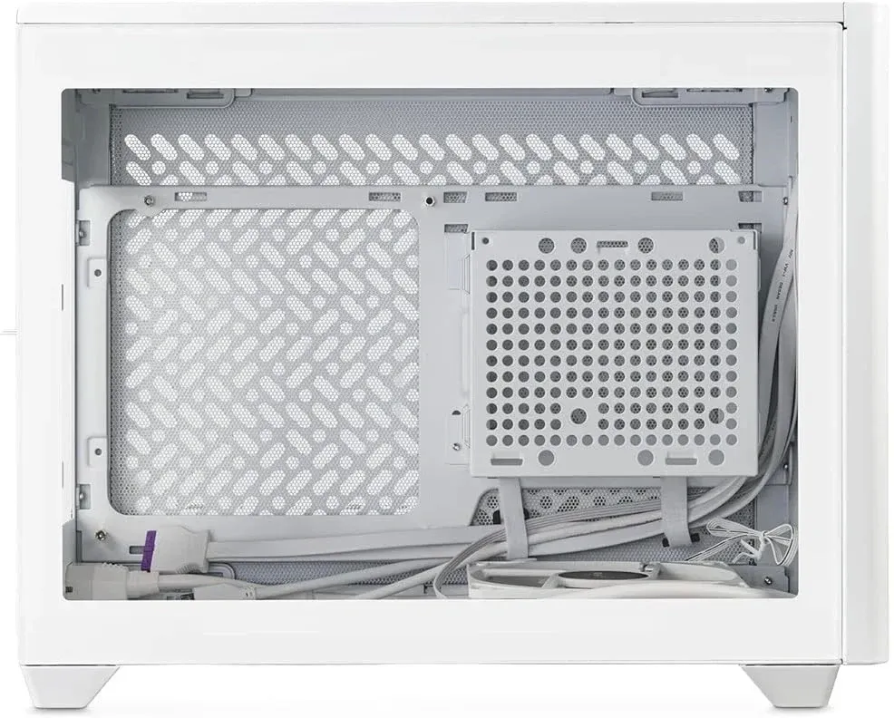Корпус Cooler Master MasterBox NR200P V2 белый без БП miniITX 3x120mm 2x140mm 2xUSB3.0 audio bott PSU - фото 4