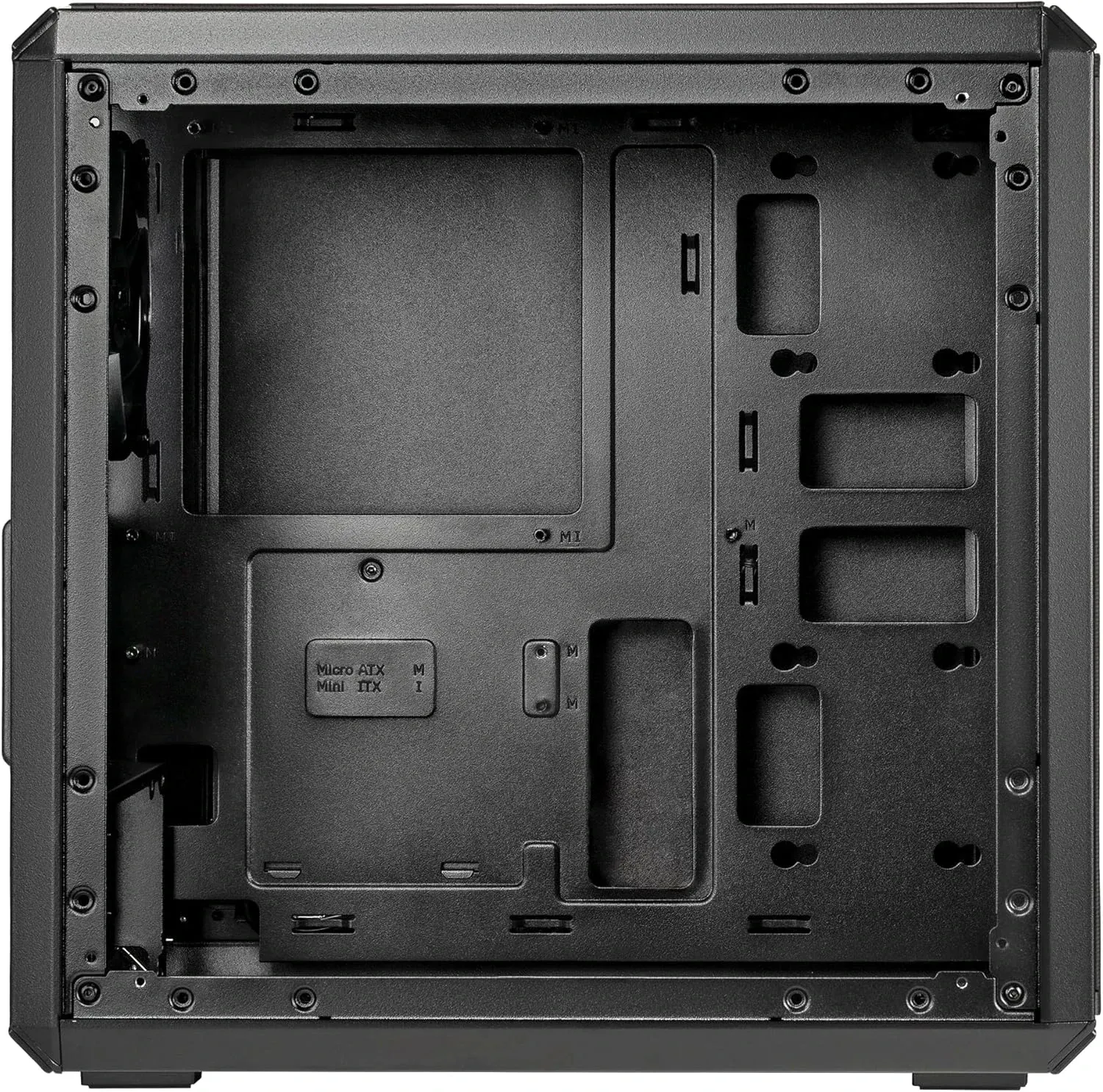 Корпус Cooler Master MasterBox Q300L V2 черный без БП mATX 5x120mm 2x140mm 2xUSB3.0 audio bott PSU - фото 4