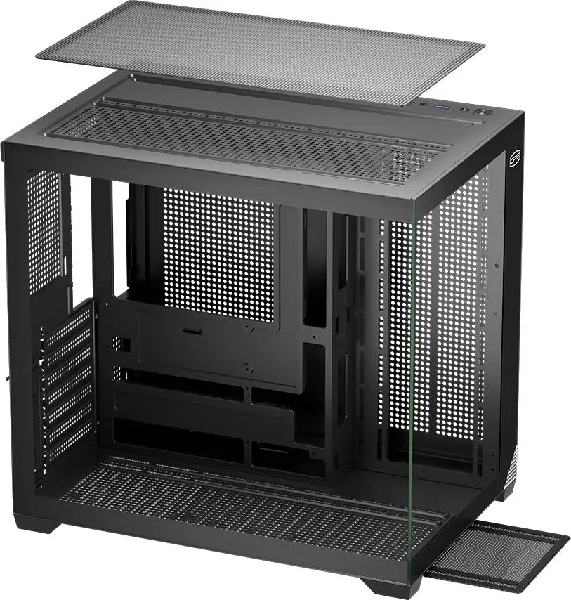 Корпус PcCooler C3T700 BK черный без БП ATX 10x120mm 6x140mm 1xUSB3.0 1xUSB3.1 audio bott PSU - фото 3
