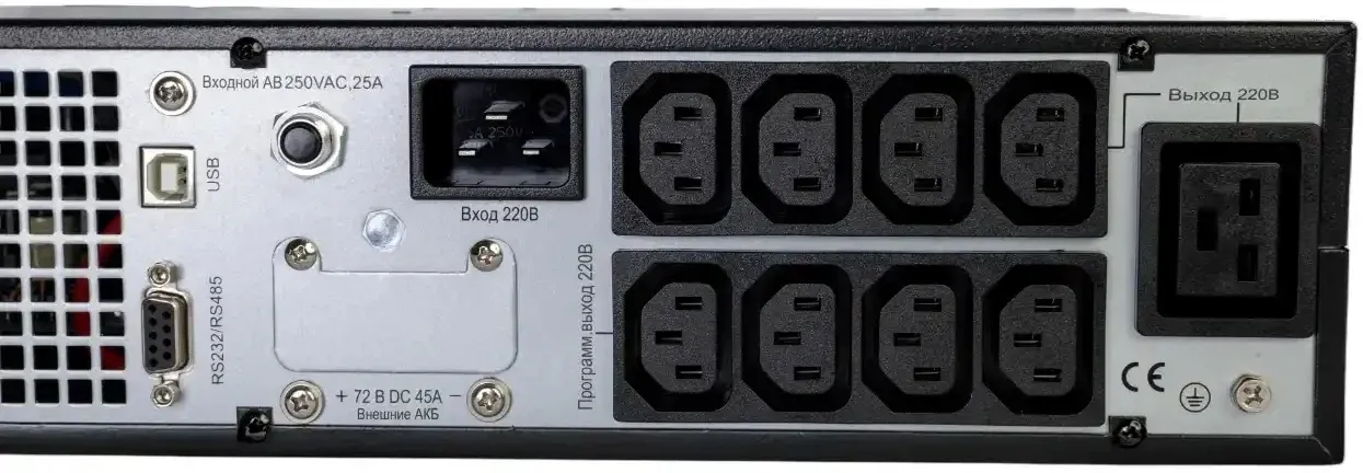 Источник бесперебойного питания Systeme Electriс SRT SRTSE3000RTXLIG2-NC 3000Вт 3000ВА черный Gen 2 - фото 2