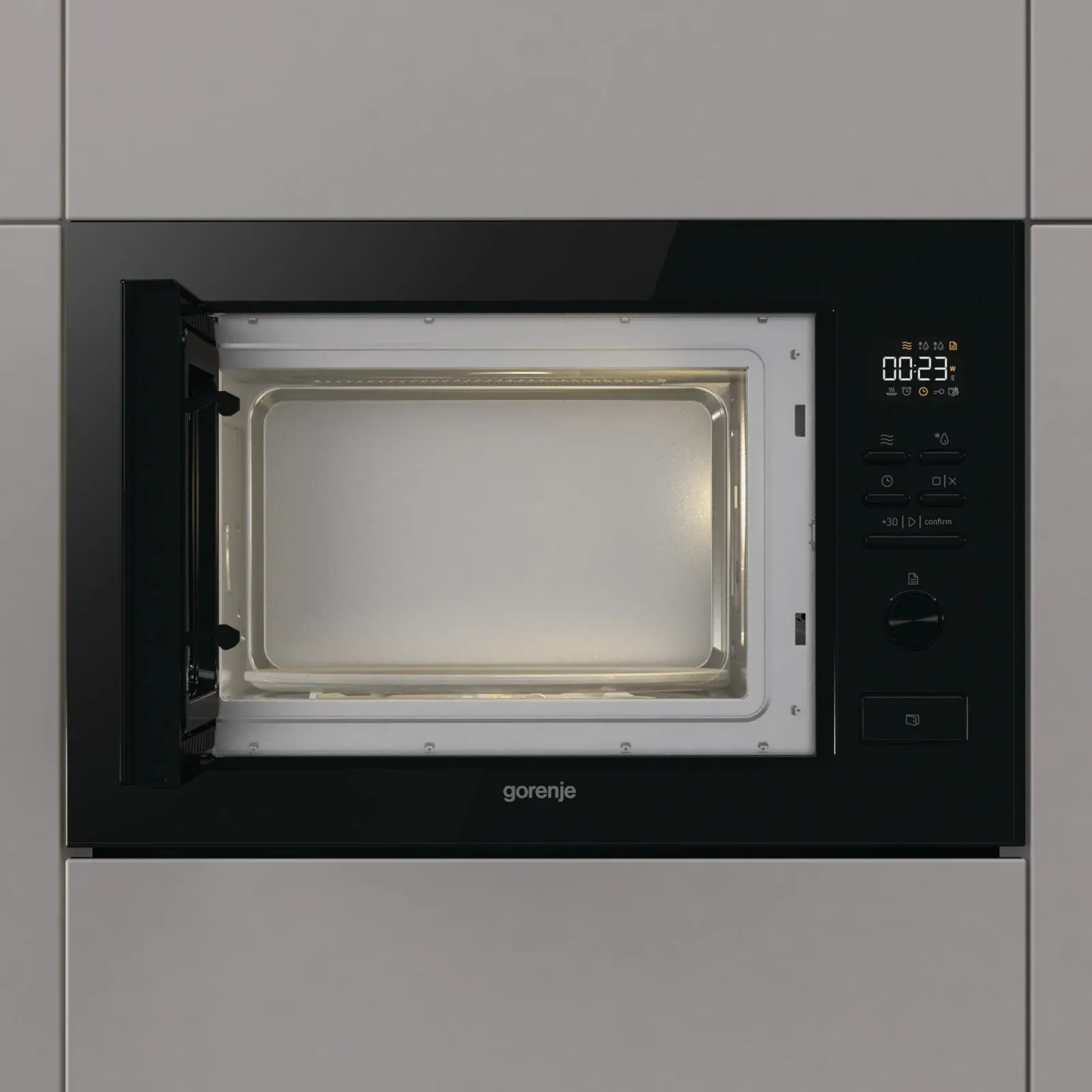 Микроволновая печь Gorenje BM251M2BG 25л. 900Вт черный встраиваемая, 25 л - фото 7