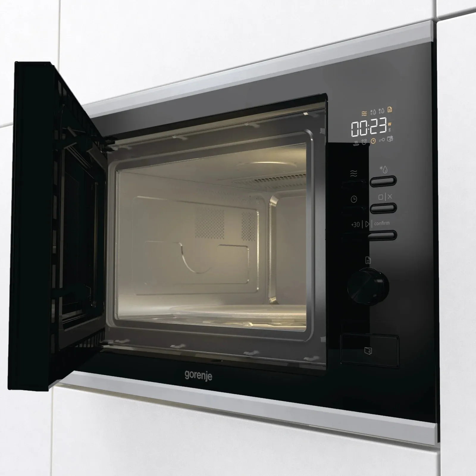 Микроволновая печь Gorenje BMX251M2BG 25л. 900Вт черный встраиваемая, 25 л - фото 7