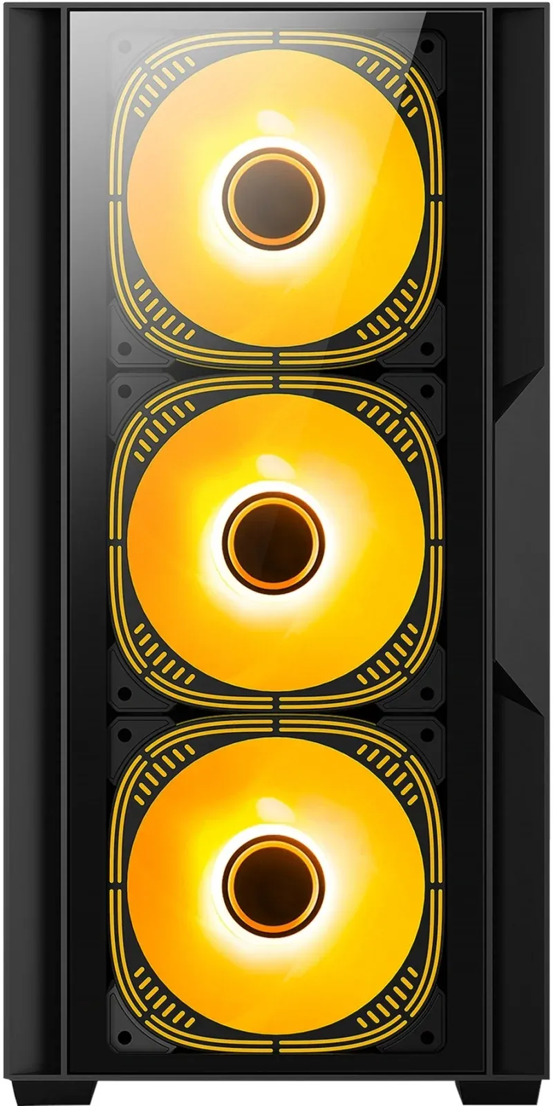 Корпус Bloody CC-123 черный без БП mATX 8x120mm 2xUSB2.0 1xUSB3.0 audio bott PSU - фото 2