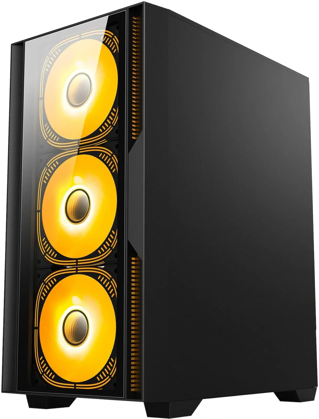 Корпус Bloody CC-123 черный без БП mATX 8x120mm 2xUSB2.0 1xUSB3.0 audio bott PSU - фото 3